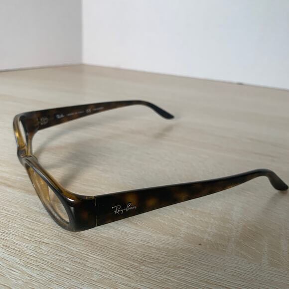 Ray-Ban RB2128 902/57 Wrap Oval Tortoise Shell Frames Only Made in Italy - Picture 3 of 8
